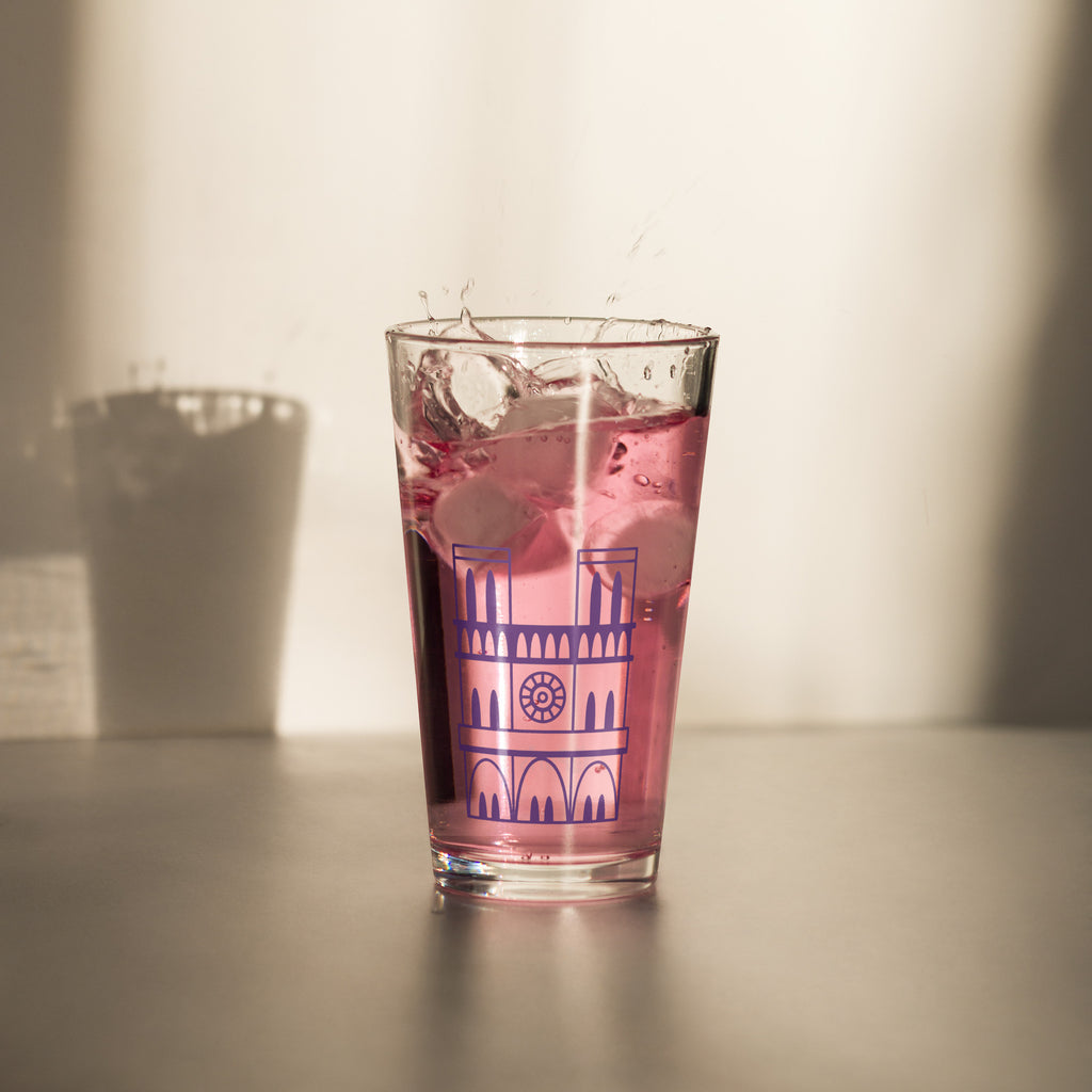 tsgabrielle® • Paris - Notre-Dame Cathedral • Shaker Pint Glass • 473 ml