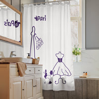 tsgabrielle® • Paris - Fashion Week • Shower Curtain •