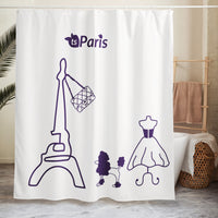 tsgabrielle® • Paris - Fashion Week • Shower Curtain