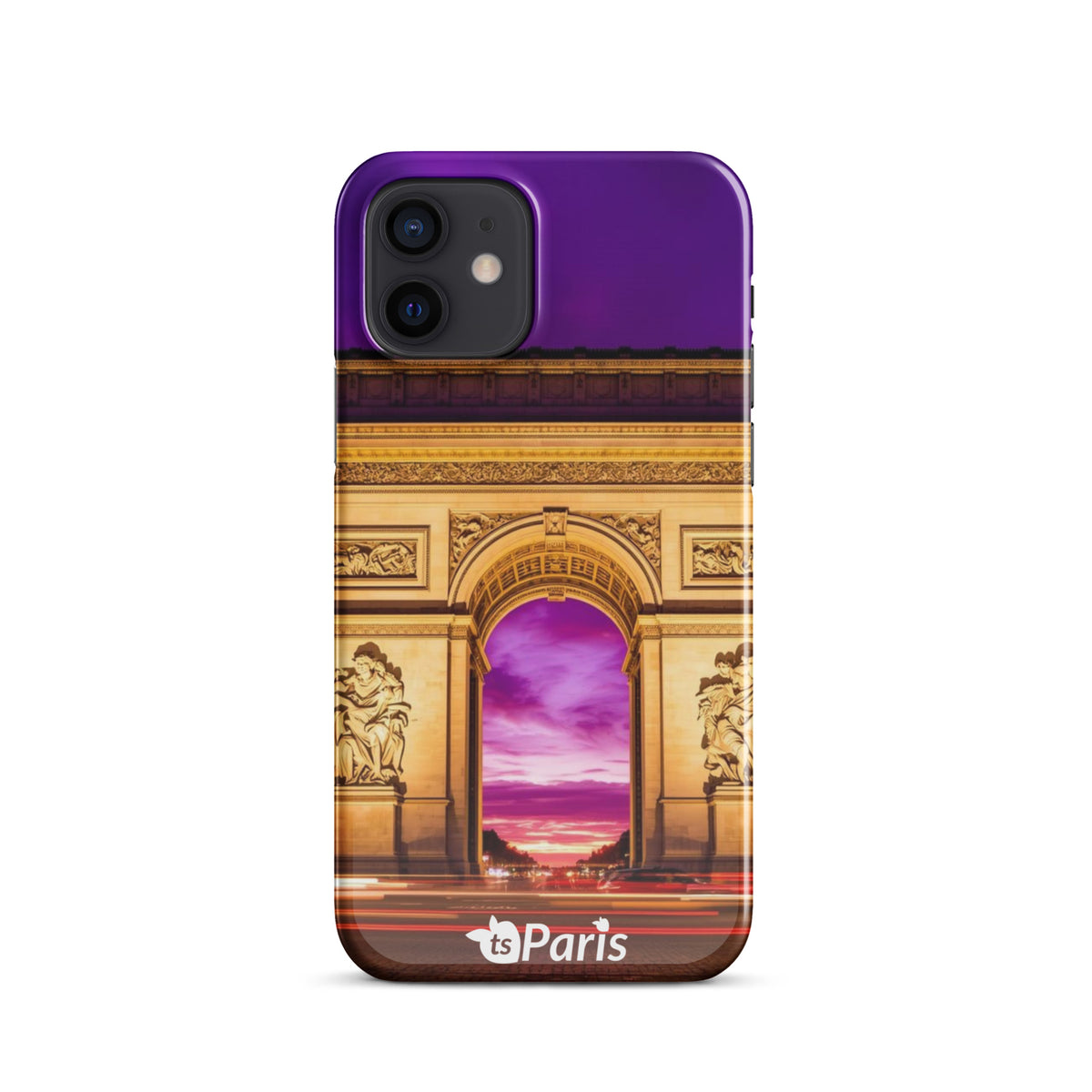 tsgabrielle® • Paris - Arc de Triomphe • Snap Case Compatible with iPhone® • Latest Models • iPhone 12 Back cover Both sides