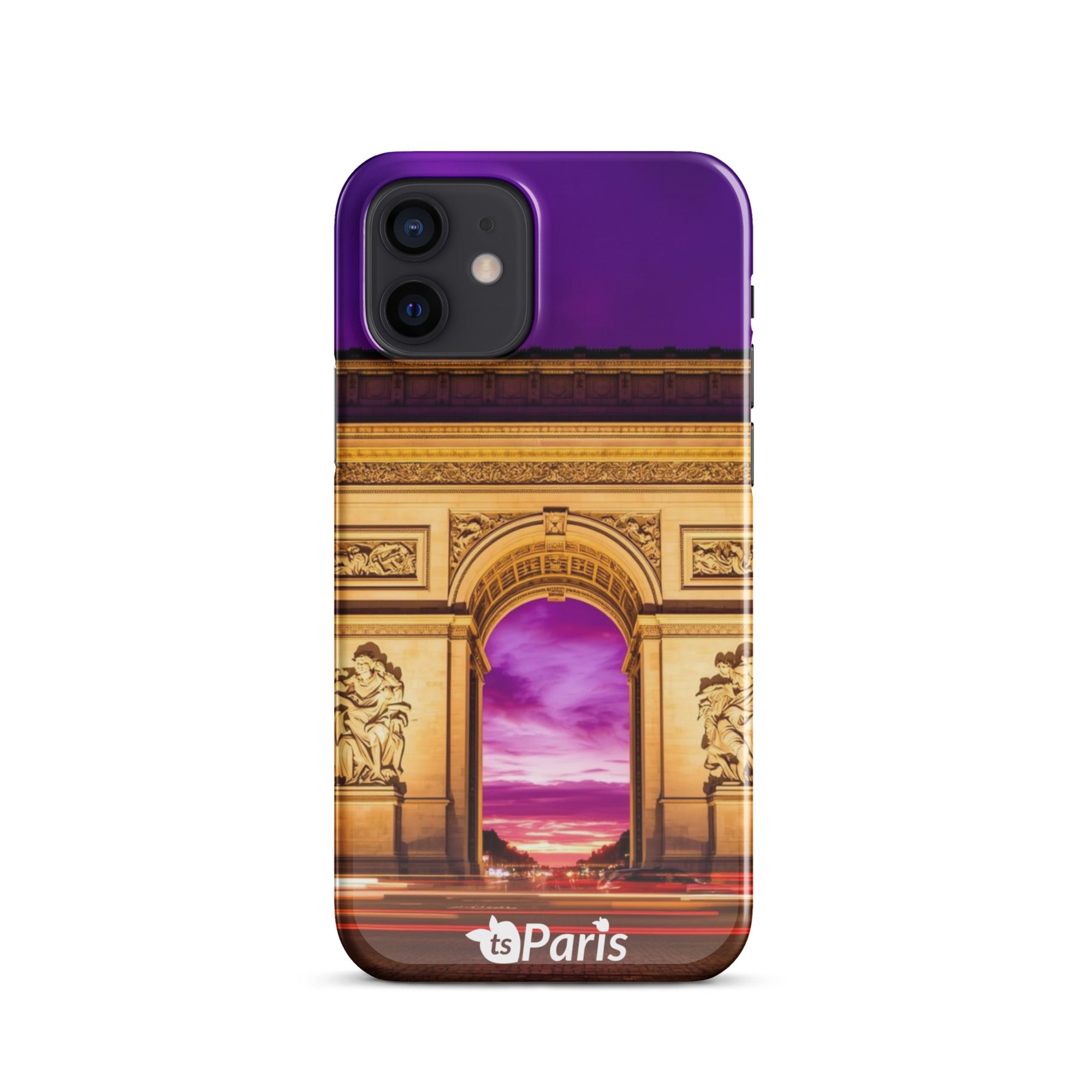 tsgabrielle® • Paris - Arc de Triomphe • Snap Case Compatible with iPhone® • Latest Models • iPhone 12 Back cover Both sides