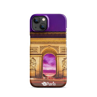 tsgabrielle® • Paris - Arc de Triomphe • Snap Case Compatible with iPhone® • Latest Models • iPhone 13 Back cover Both sides