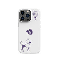 tsgabrielle® • Paris - Le Chien • Snap Case Compatible with iPhone® • White • Latest Models • iPhone 13 Pro White Back cover