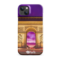 tsgabrielle® • Paris - Arc de Triomphe • Snap Case Compatible with iPhone® • Latest Models • iPhone 14 Plus Back cover Both sides