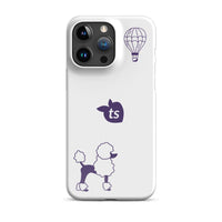 tsgabrielle® • Paris - Le Chien • Snap Case Compatible with iPhone® • White • Latest Models • iPhone 15 Pro Max White Back cover