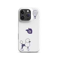 tsgabrielle® • Paris - Le Chien • Snap Case Compatible with iPhone® • White • Latest Models • iPhone 16 Pro White Back cover