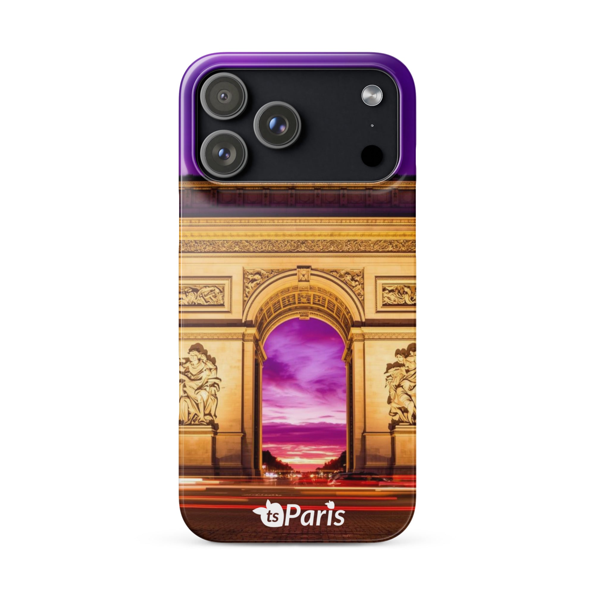 tsgabrielle® • Paris - Arc de Triomphe • Snap Case Compatible with iPhone® • Latest Models • iPhone 17 Pro Max Back cover Both sides