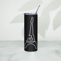 tsgabrielle® • Paris • Tumbler • Stainless Steel • Black • 20 oz •