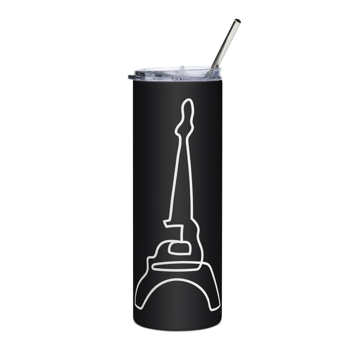 tsgabrielle® • Paris • Tumbler • Stainless Steel • Black • 20 oz • Black Stainless steel 20 fl oz