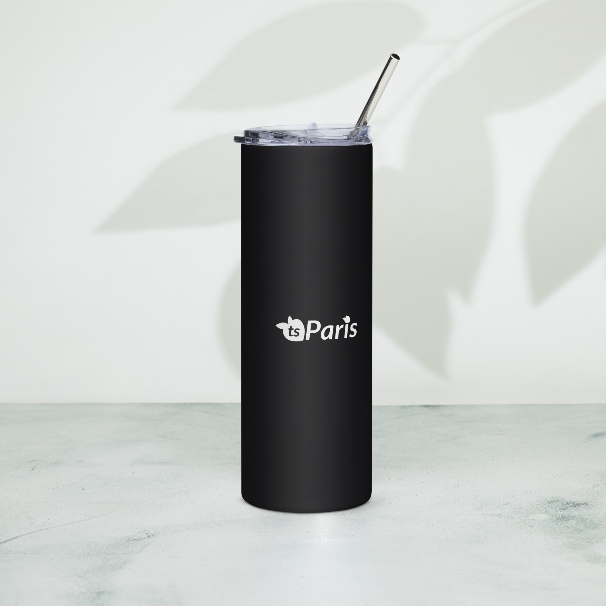 tsgabrielle® • Paris • Tumbler • Stainless Steel • Black • 20 oz •