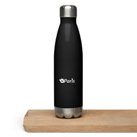 tsgabrielle® • Paris - La Tour Eiffel • Water Bottle • Black • Stainless Steel • 17 oz •