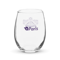 tsgabrielle® • Paris – The Louvre Pyramid • Stemless Wine Glass • 443 ml
