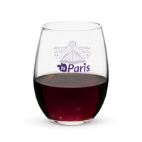 tsgabrielle® • Paris – The Louvre Pyramid • Stemless Wine Glass • 443 ml
