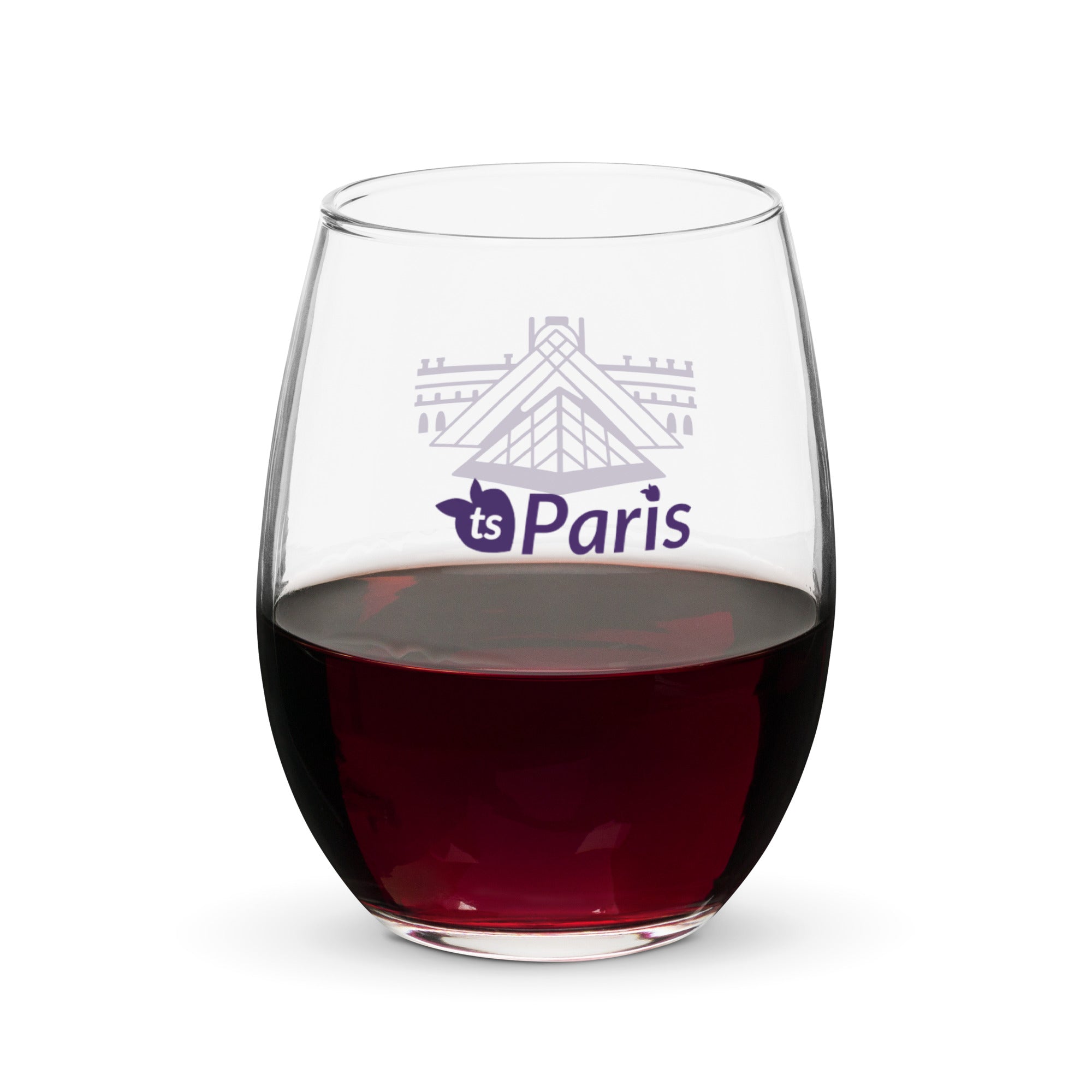 tsgabrielle® • Paris – The Louvre Pyramid • Stemless Wine Glass • 443 ml