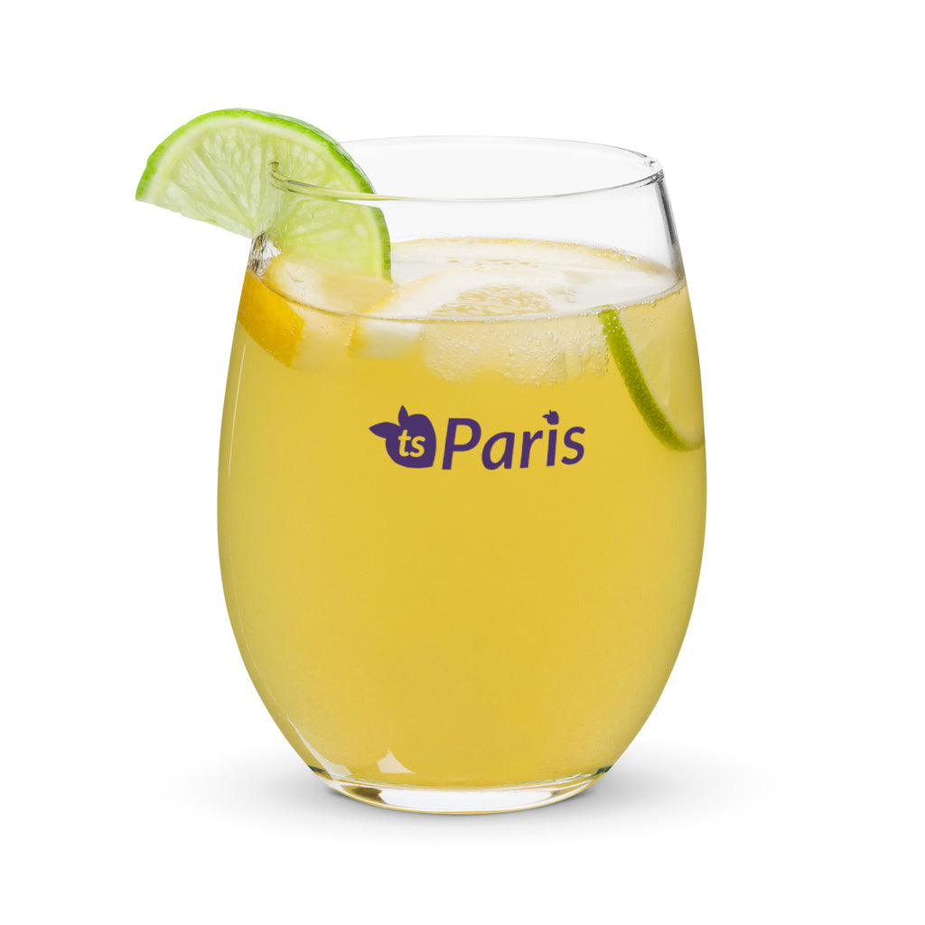 tsgabrielle® • Paris – The Louvre Pyramid • Stemless Wine Glass