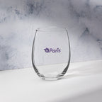 tsgabrielle® • Paris – The Louvre Pyramid • Stemless Wine Glass