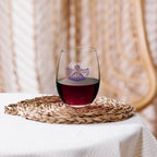 tsgabrielle® • Paris – The Louvre Pyramid • Stemless Wine Glass