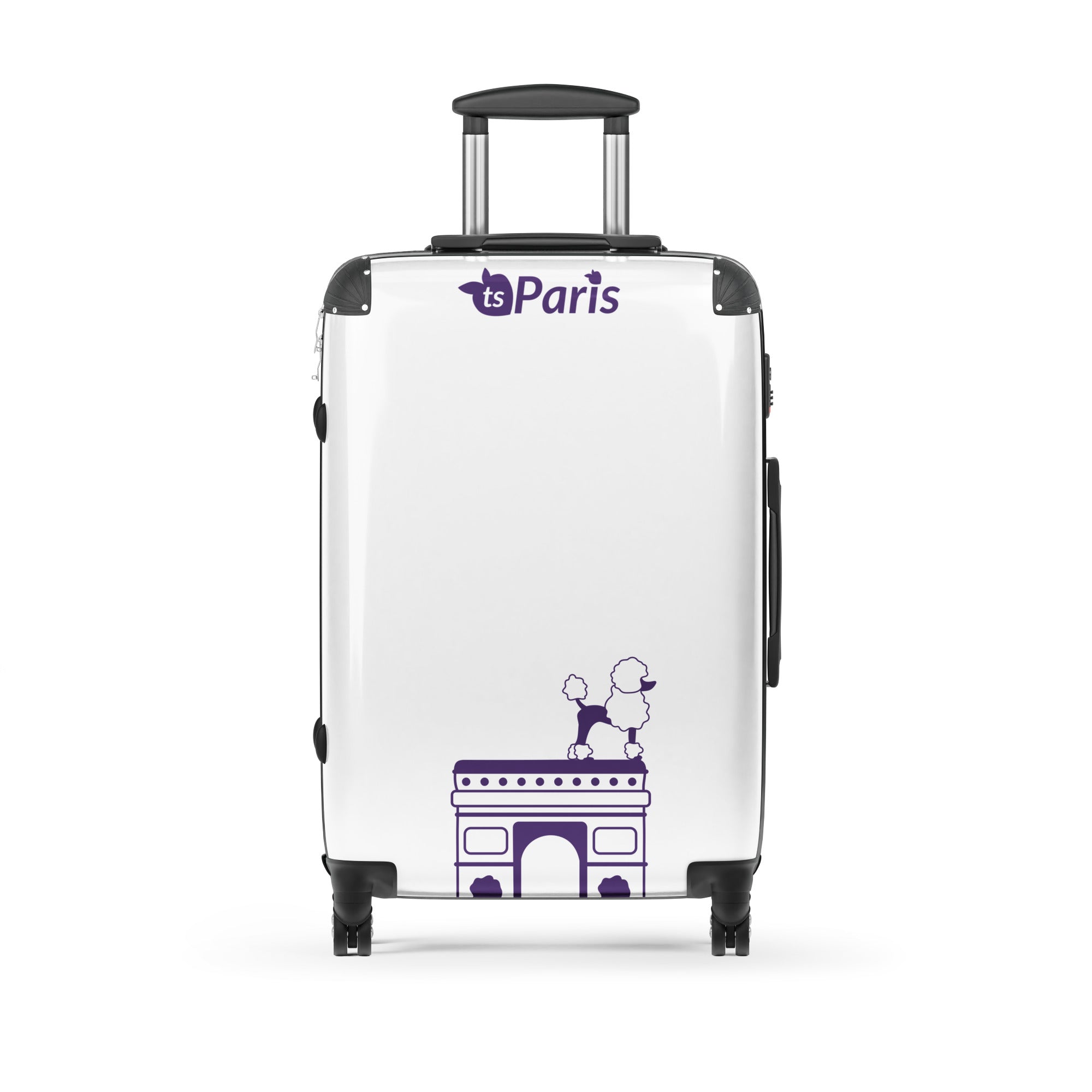 tsgabrielle® • Paris - Arc de Triomphe • Hard-Shell Suitcase • White • 3 Sizes