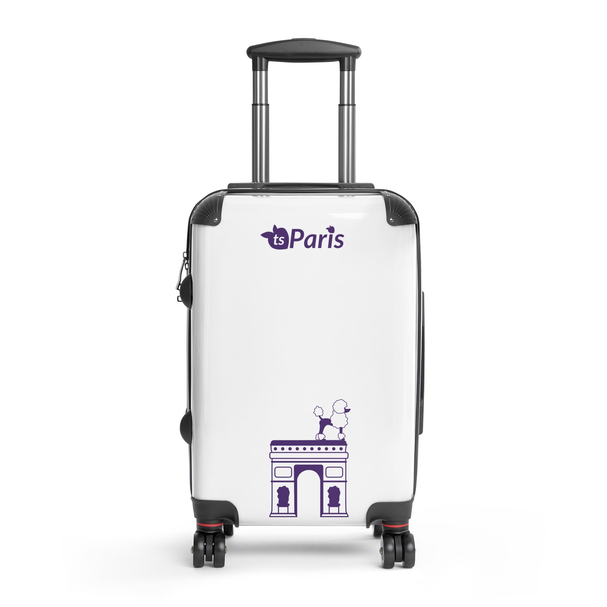 tsgabrielle® • Paris - Arc de Triomphe • Hard-Shell Suitcase • White • 3 Sizes