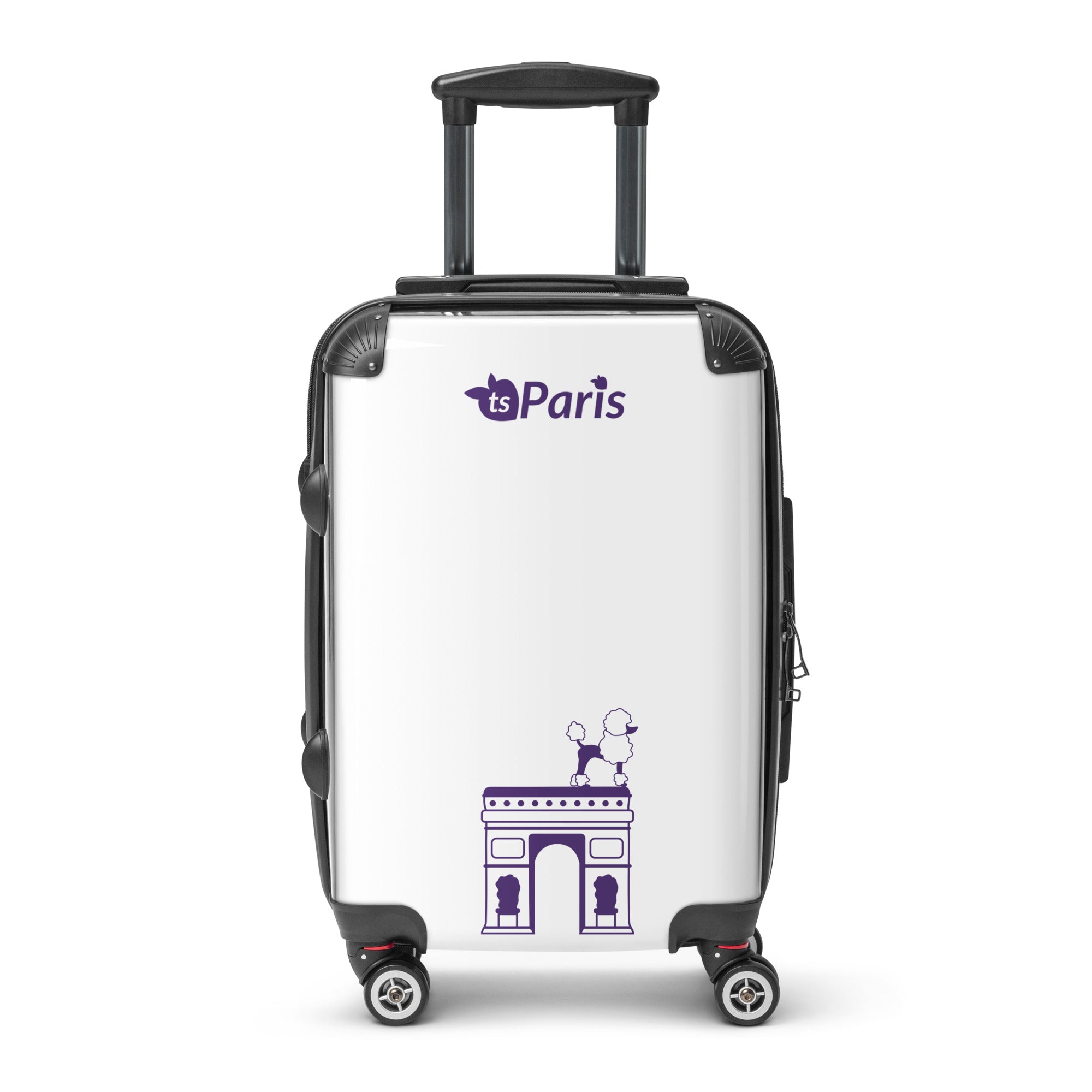 tsgabrielle® • Paris - Arc de Triomphe • Hard-Shell Suitcase • White • 3 Sizes