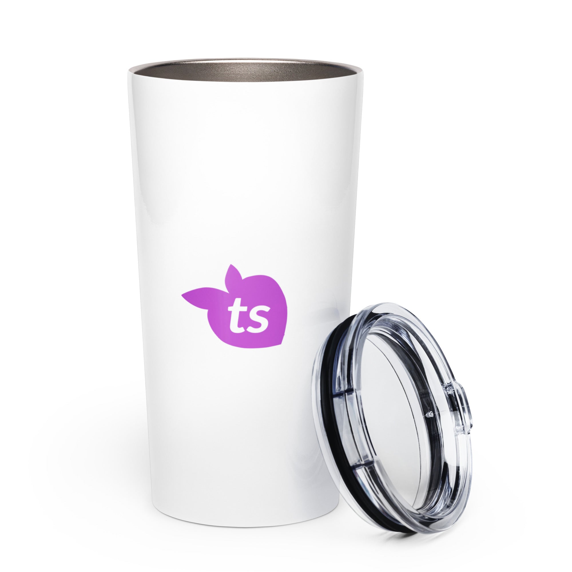 tsgabrielle® • Tapered Tumbler • White • Stainless Steel • 600 ml