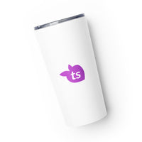 tsgabrielle® • Tapered Tumbler • White • Stainless Steel • 600 ml