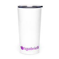 tsgabrielle® • Tapered Tumbler • White • Stainless Steel • 600 ml