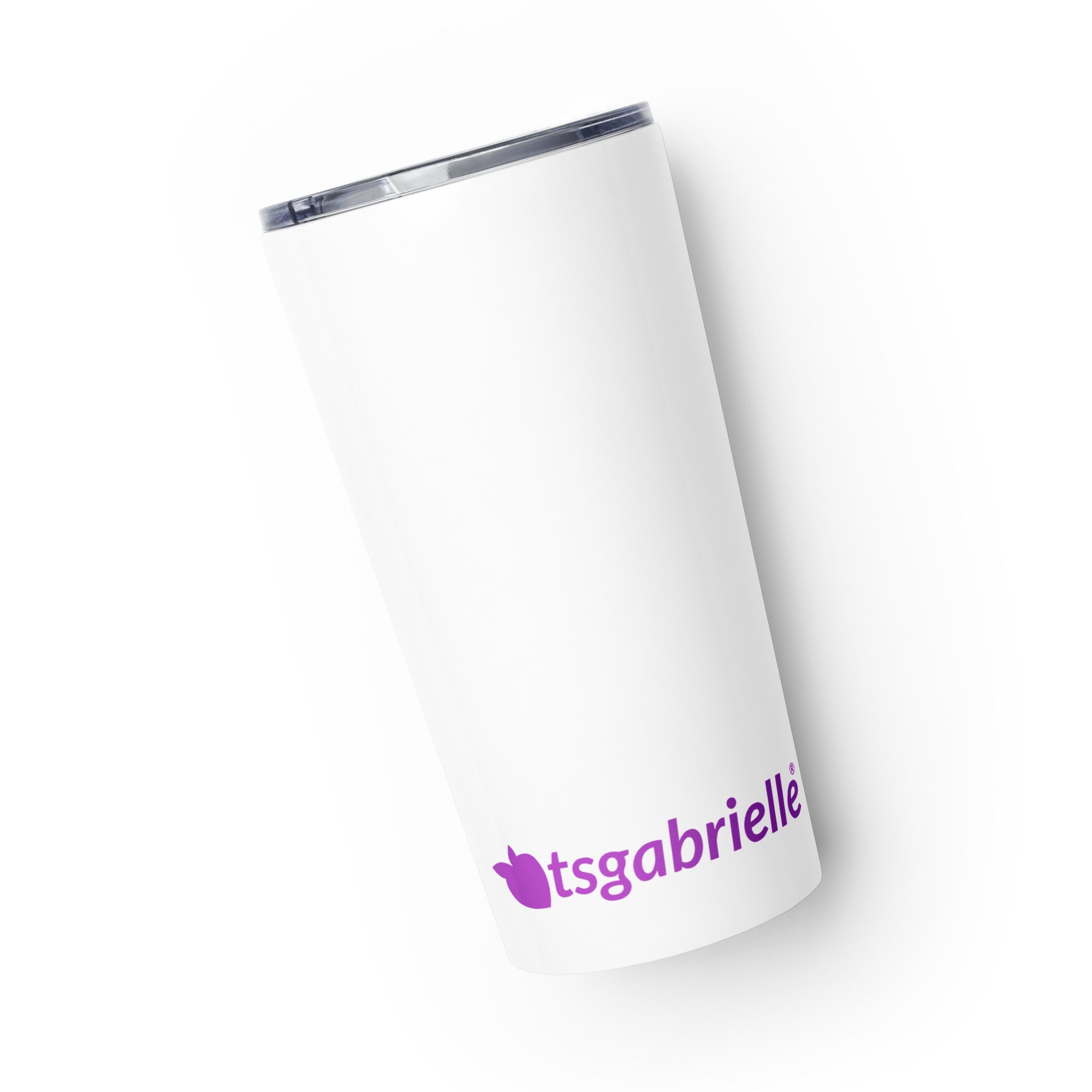 tsgabrielle® • Tapered Tumbler • White • Stainless Steel