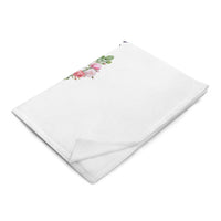 tsgabrielle® • TransFLOWer • Throw Blanket • White • 3 Sizes