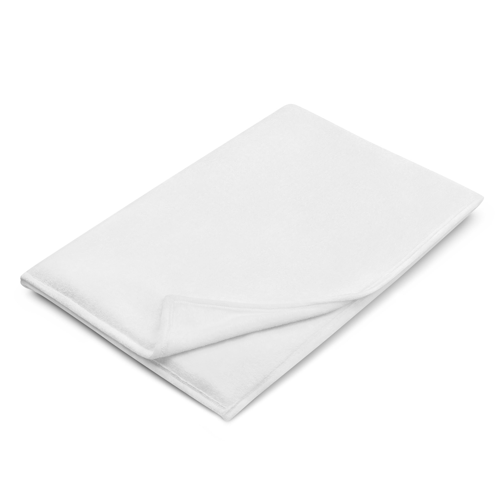 tsgabrielle® • TransFLOWer • Throw Blanket • White • 3 Sizes