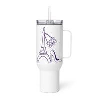 tsgabrielle® • Paris - La Tour Eiffel • Mug With a Handle • 2 Sizes • 40 oz White Stainless steel