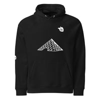 tsgabrielle® • For Him 👔 • Paris- The Louvre Pyramid • Eco Raglan Hoodie • Black •