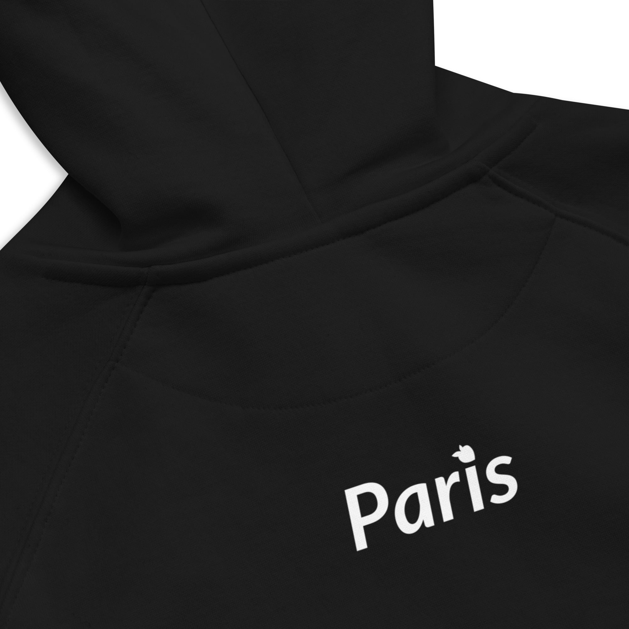 tsgabrielle® • For Him 👔 • Paris- The Louvre Pyramid • Eco Raglan Hoodie • Black •