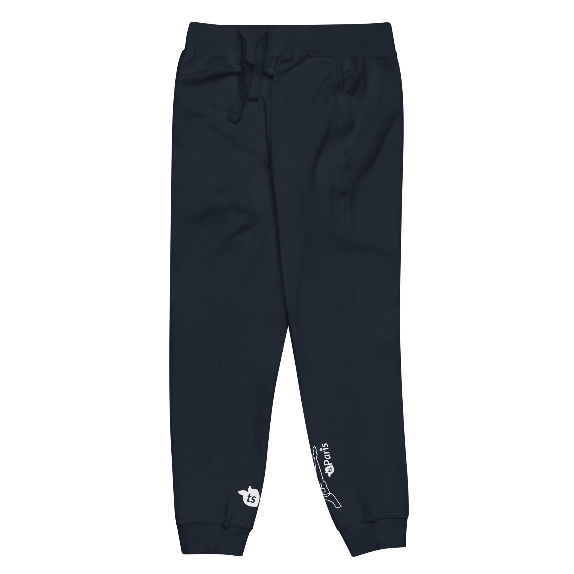 tsgabrielle® • For Him 👔 • Paris • Fleece Sweatpants • Black • 100% Cotton •