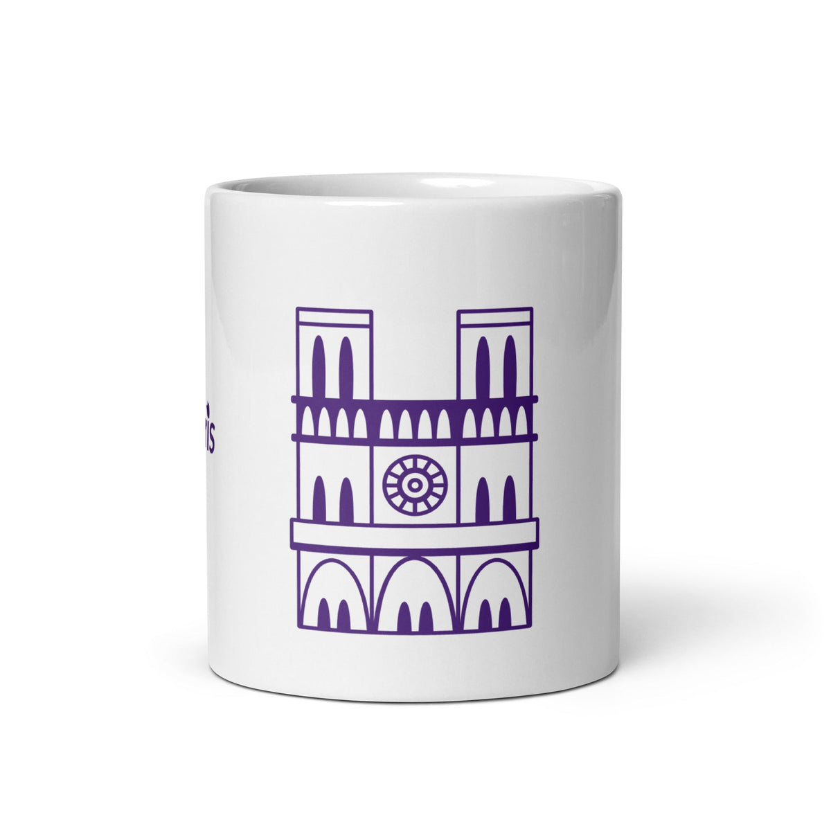 tsgabrielle® • Paris - Notre-Dame Cathedral • Glossy Mug • White • Ceramic • 3 Sizes • 11 oz White Ceramic
