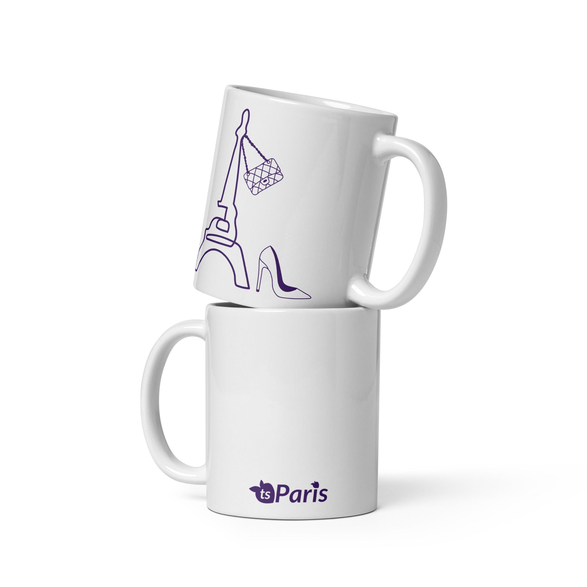 tsgabrielle® • Paris - La Tour Eiffel • Glossy Mug • White • Ceramic • 325 ml