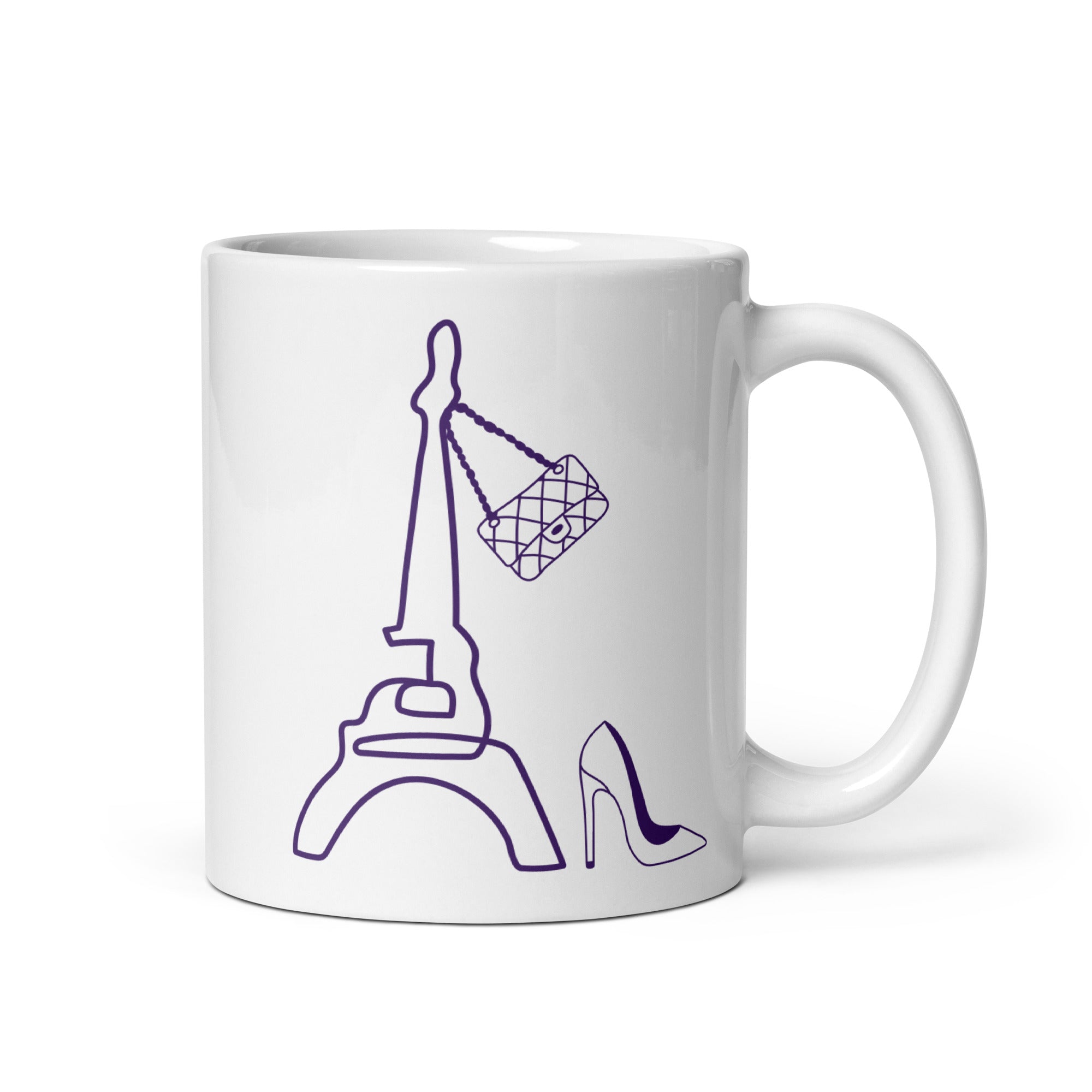 tsgabrielle® • Paris - La Tour Eiffel • Glossy Mug • White • Ceramic • 325 ml