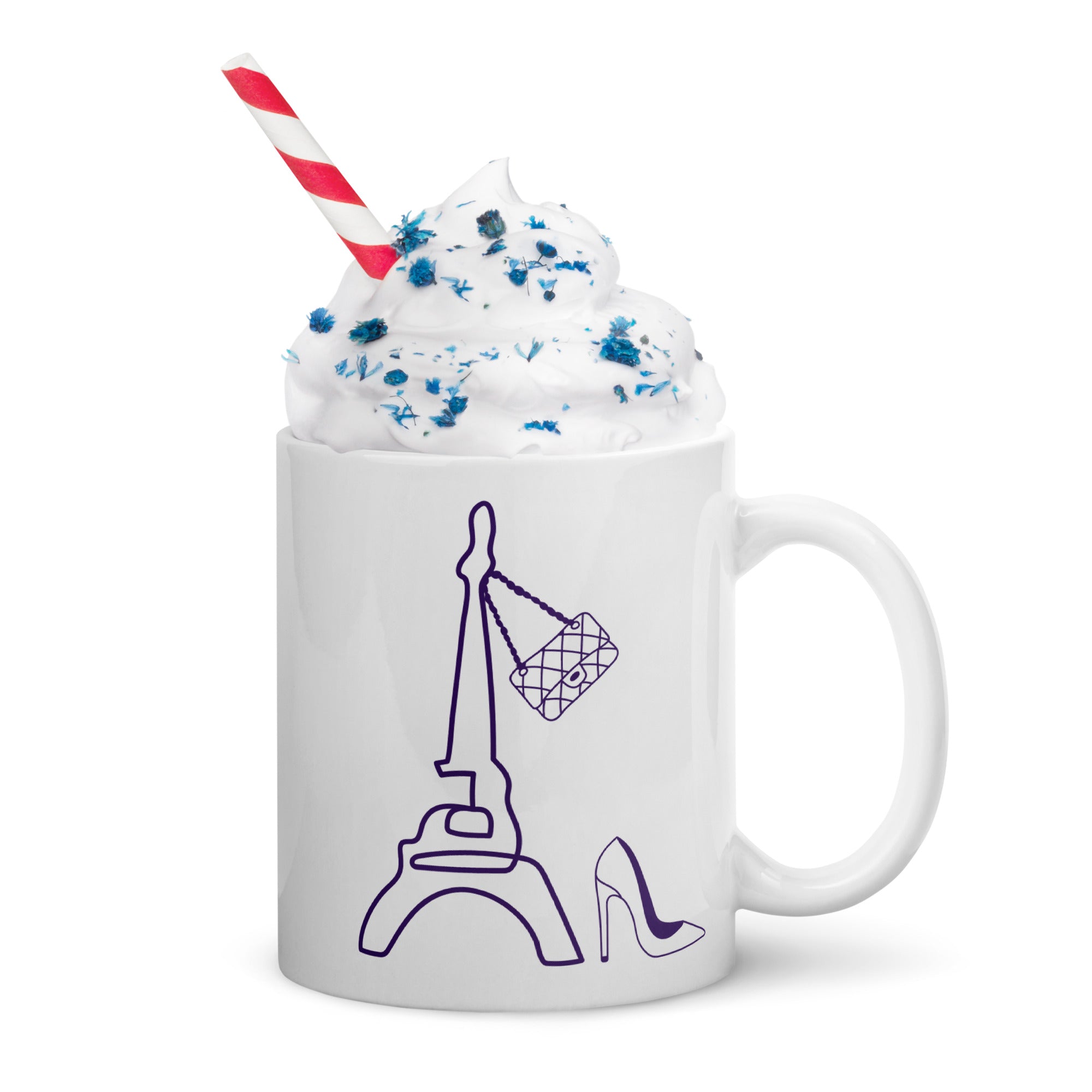 tsgabrielle® • Paris - La Tour Eiffel • Glossy Mug • White • Ceramic • 325 ml