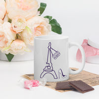 tsgabrielle® • Paris - La Tour Eiffel • Glossy Mug • White • Ceramic • 325 ml