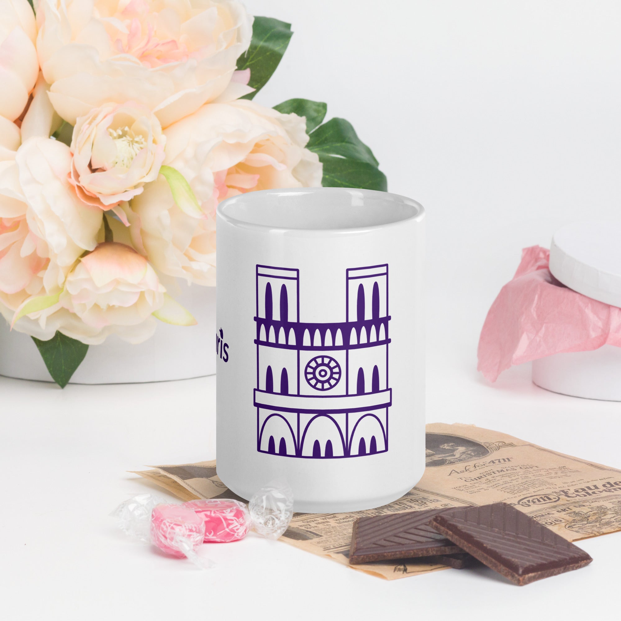 tsgabrielle® • Paris - Notre-Dame Cathedral • Glossy Mug • White • Ceramic • 3 Sizes •
