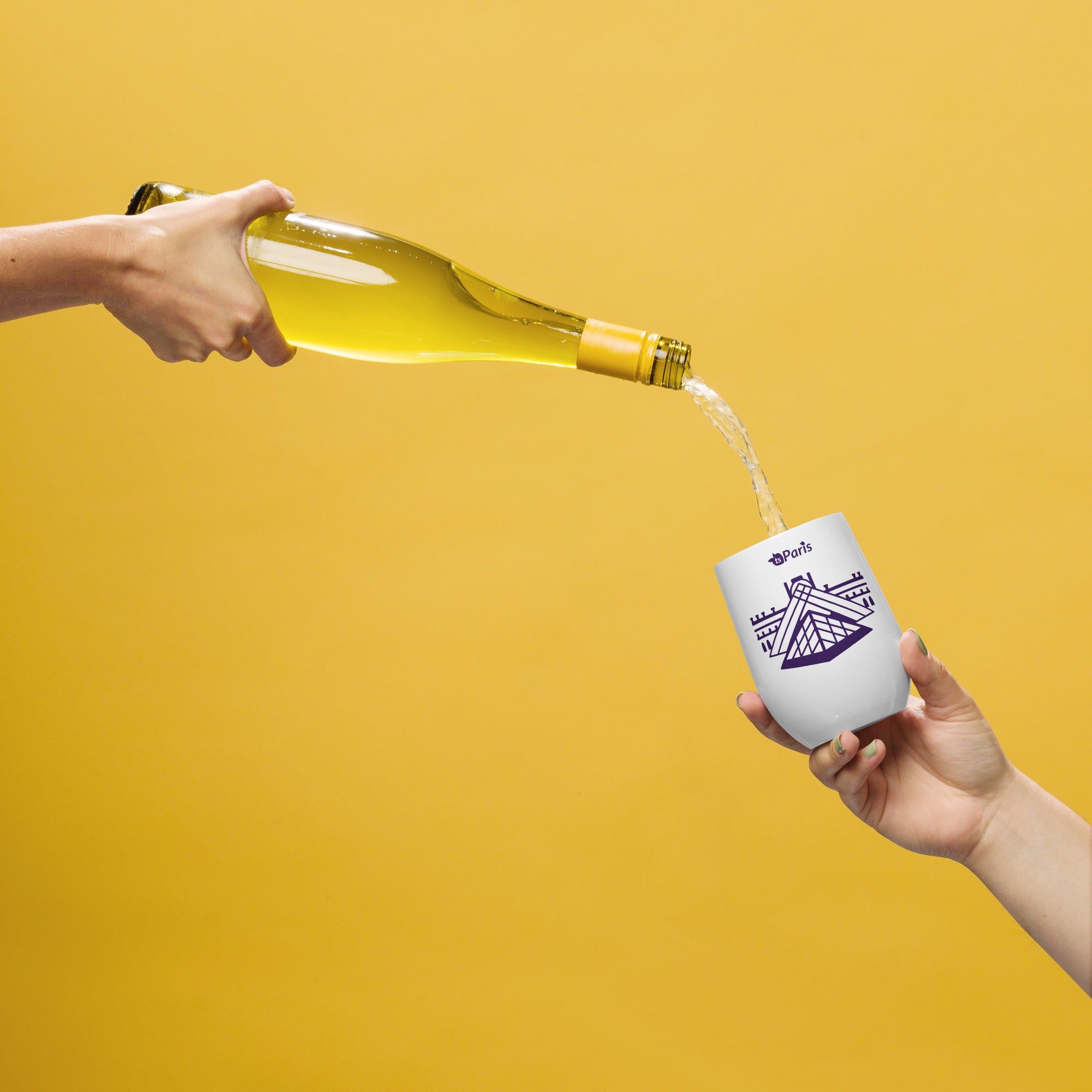 tsgabrielle® • Paris - La Tour Eiffel • Wine Tumbler • 12 oz •