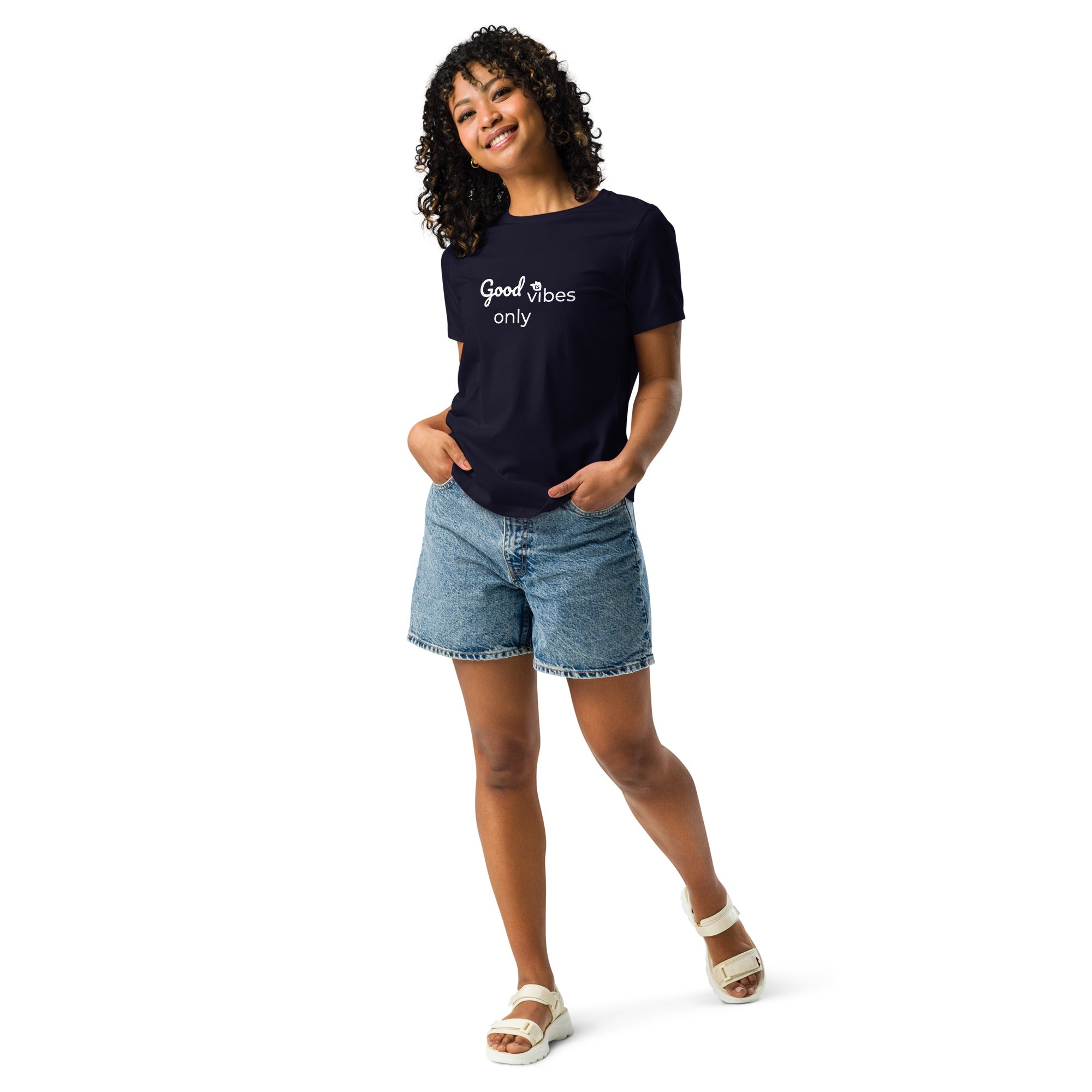 tsgabrielle® • Trans / Women's • Good Vibes Only • Relaxed T-Shirt • 8 Colors • 100% Cotton